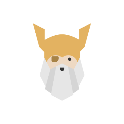 Odin's face, the logo of The Odin Project.